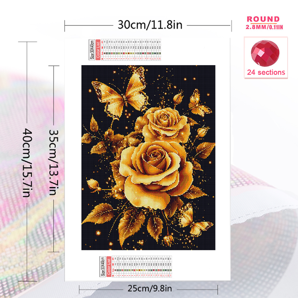 1PC frameless  Diamond Paintin - Art Craft Butterfly avis et prix
