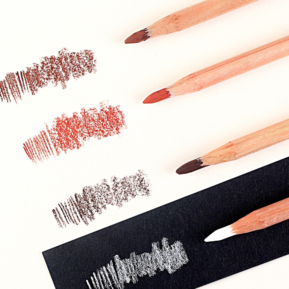 4Pcs Professional Sketch Charc - Sketching Charcoal Set avis et prix