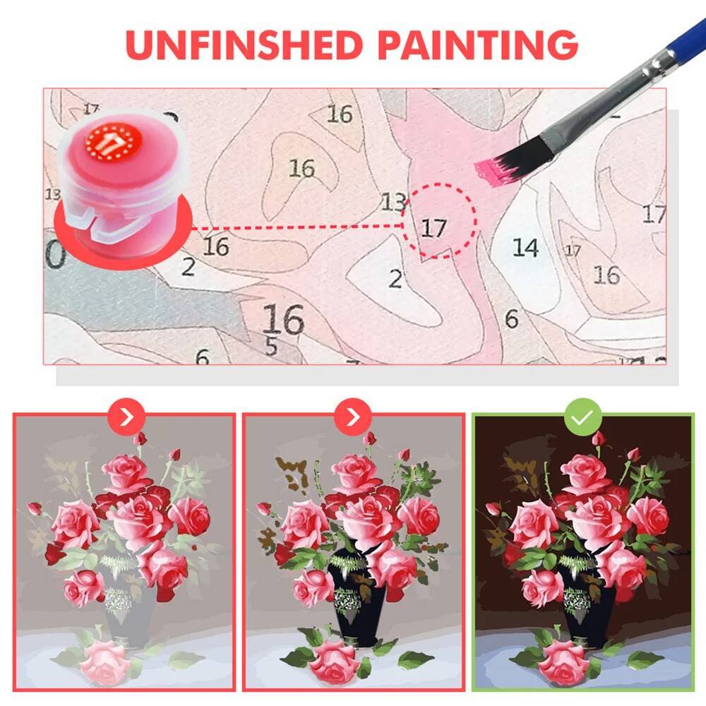1pc frameless 20x30cm Paint By - Art And Craft Autumn avis et prix