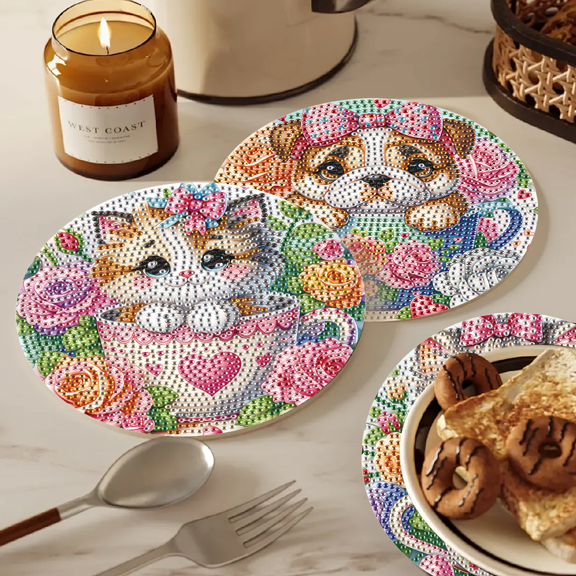3Pcs Diamond Art Painting Plac - Art Craft Animals avis et prix