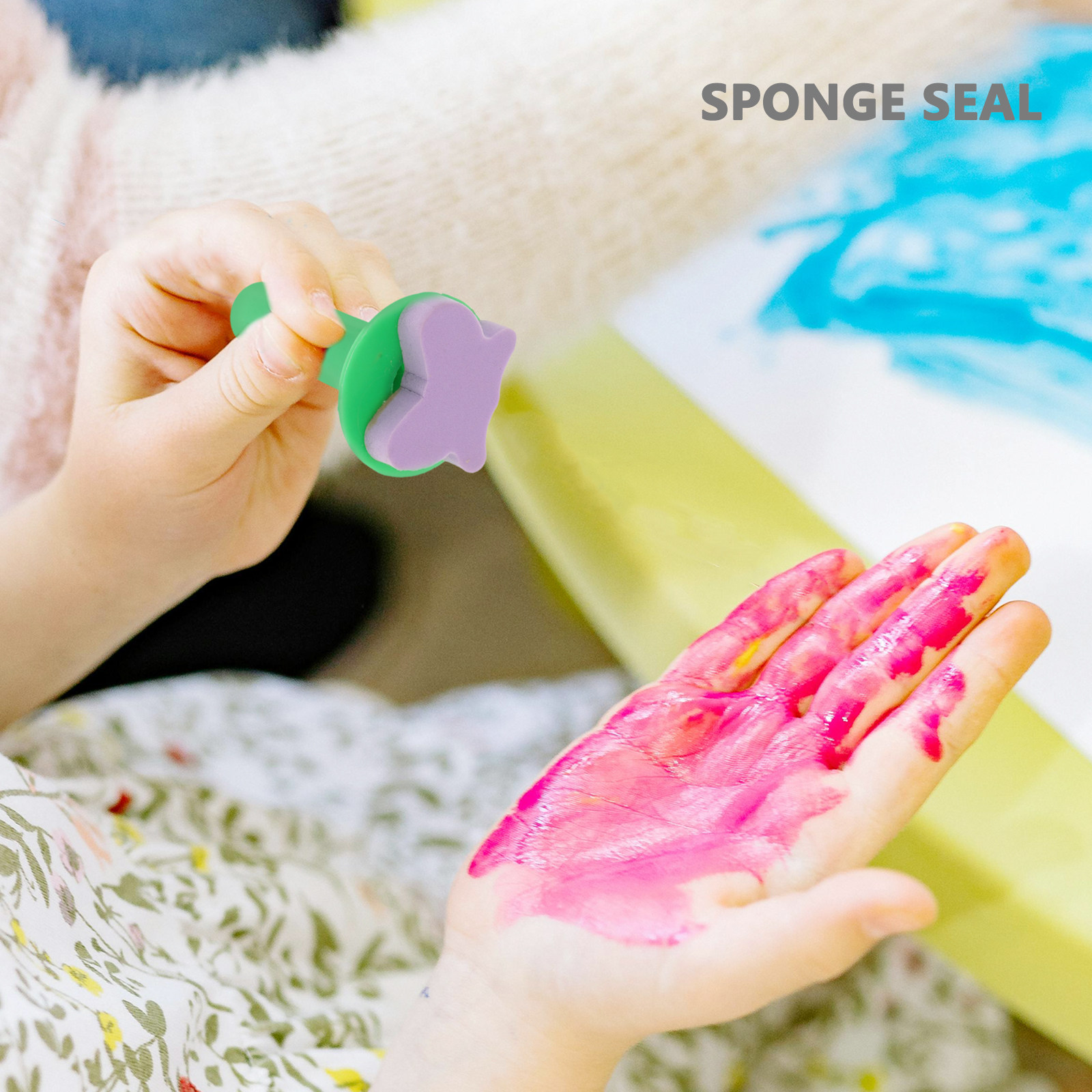 6Pcs Sponge Painting Stamps fo - Art Craft For Preschool avis et prix
