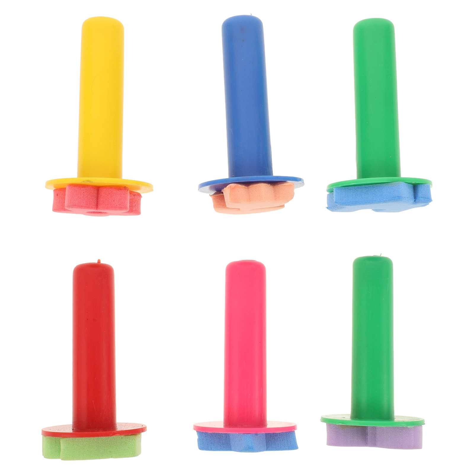 6Pcs Sponge Painting Stamps fo - Art Craft For Preschool avis et prix