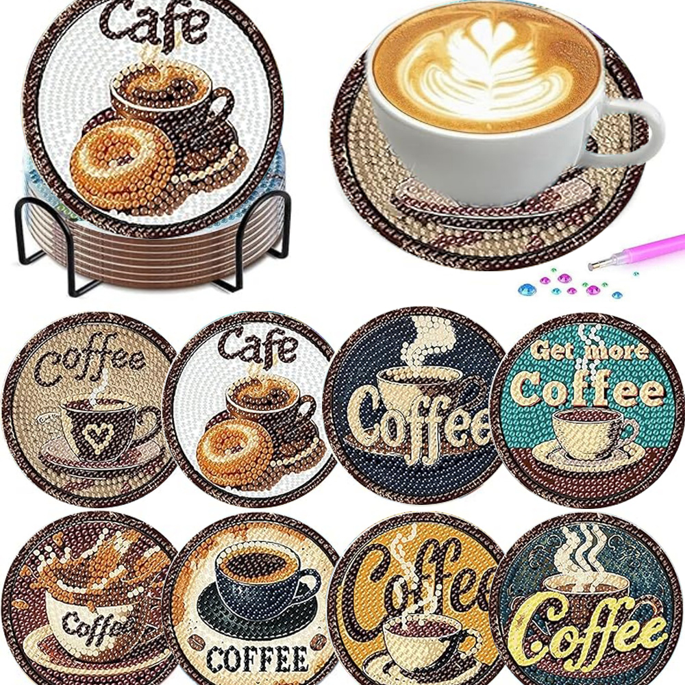 8 pieces/set of diamond painte - Art And Craft Photos avis et prix