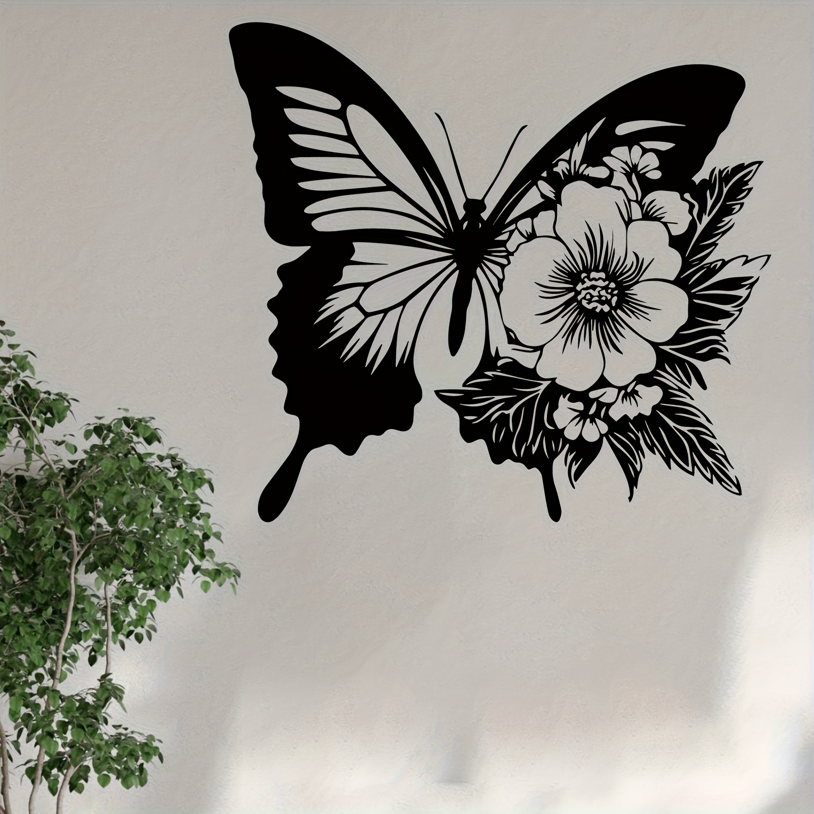 1pc Butterfly Floral Metal Wal - Art Craft Butterfly avis et prix