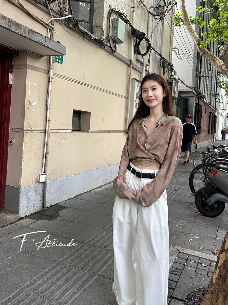 Silk Gradient Dyeing Shirt wit - Silk Painting Dye avis et prix