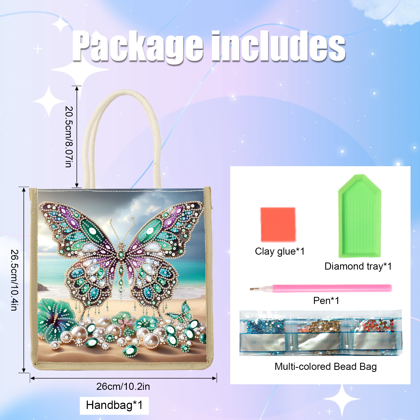 Diamond Art Painting Handbag K - Art Craft Shop avis et prix