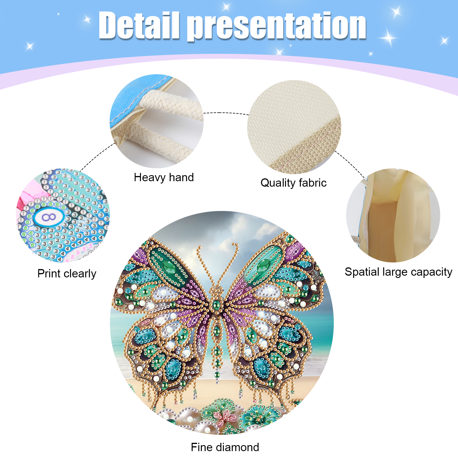 Diamond Art Painting Handbag K - Art Craft Shop avis et prix