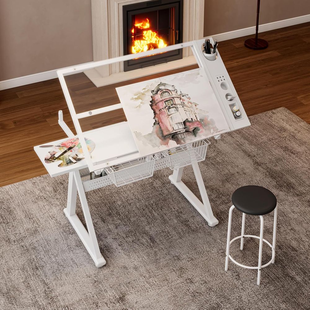 Adjustable Art Desk with Tempe - Art & Craft Be avis et prix