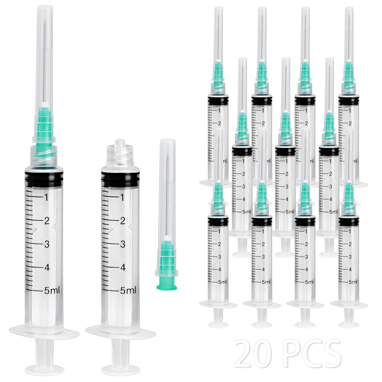 50 Pieces of 5ml Luer-Lock Syr - Art Craft Shop avis et prix
