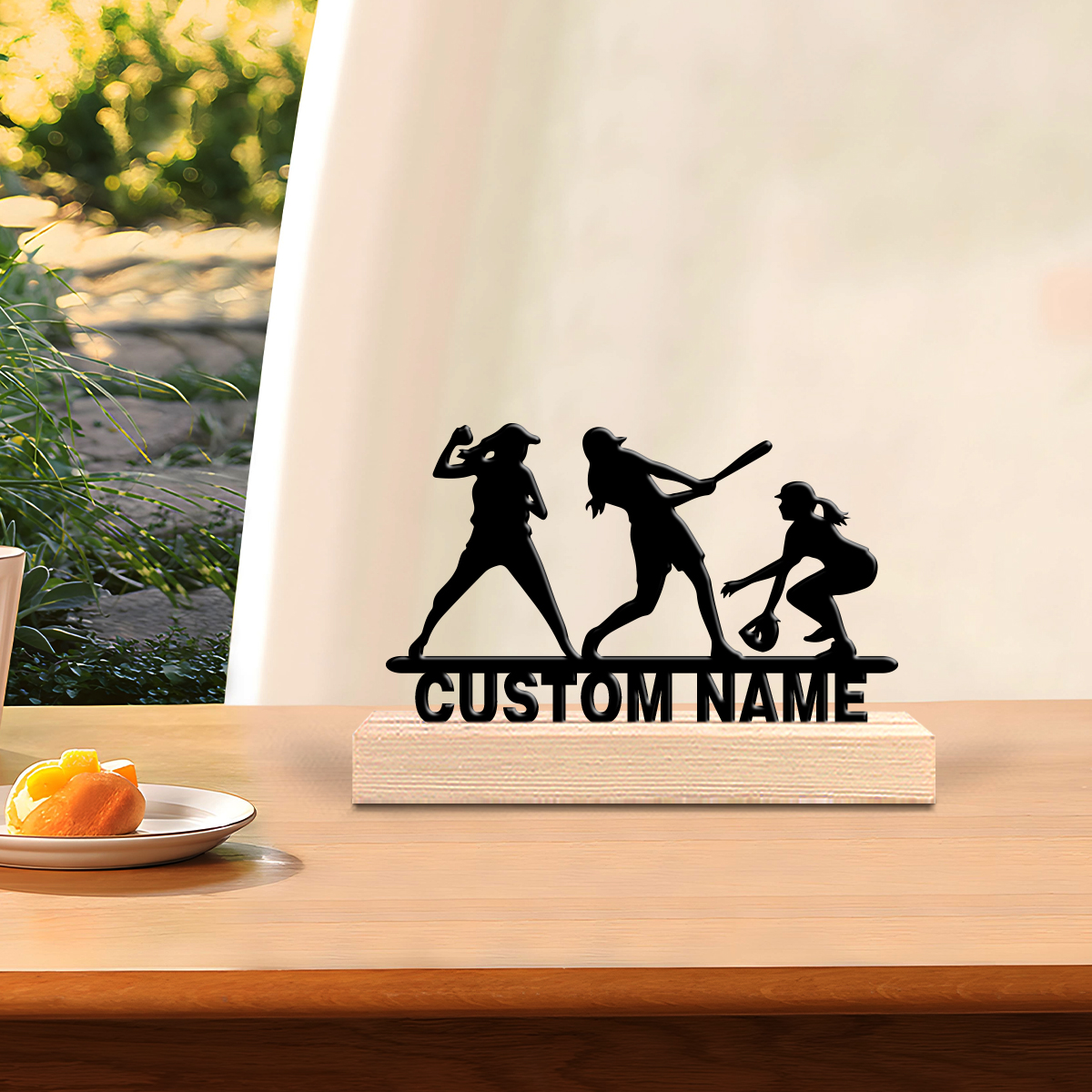 1pc Abstract baseball girl Cus - Art Craft Girl avis et prix