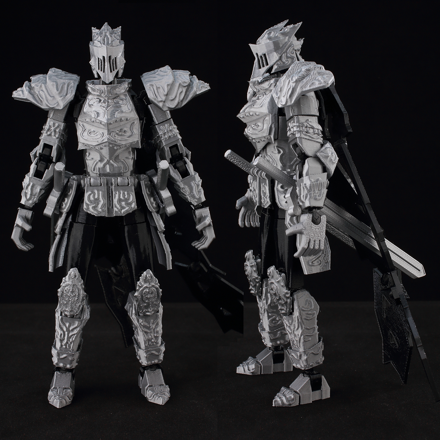 ​9L3D Lucky13 Silver Armor Kni - Art Craft Online avis et prix