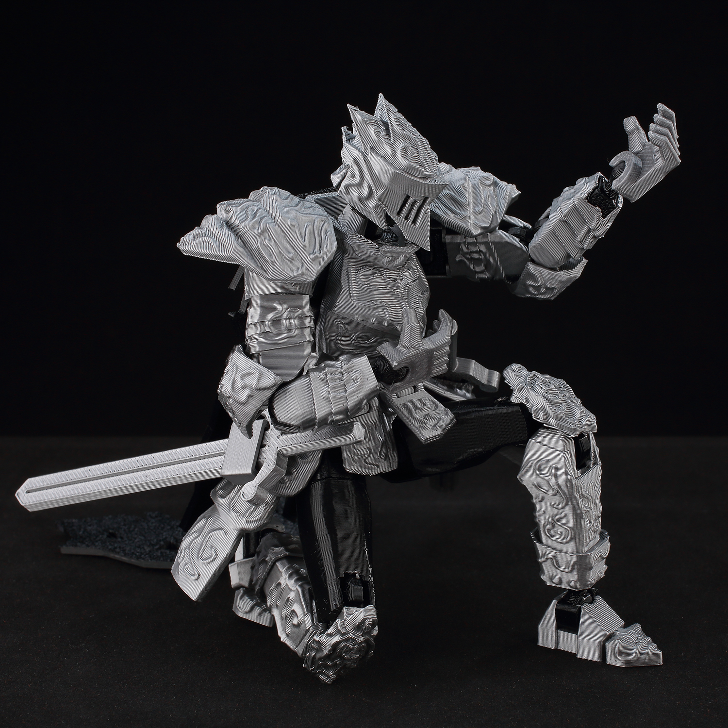 ​9L3D Lucky13 Silver Armor Kni - Art Craft Online avis et prix