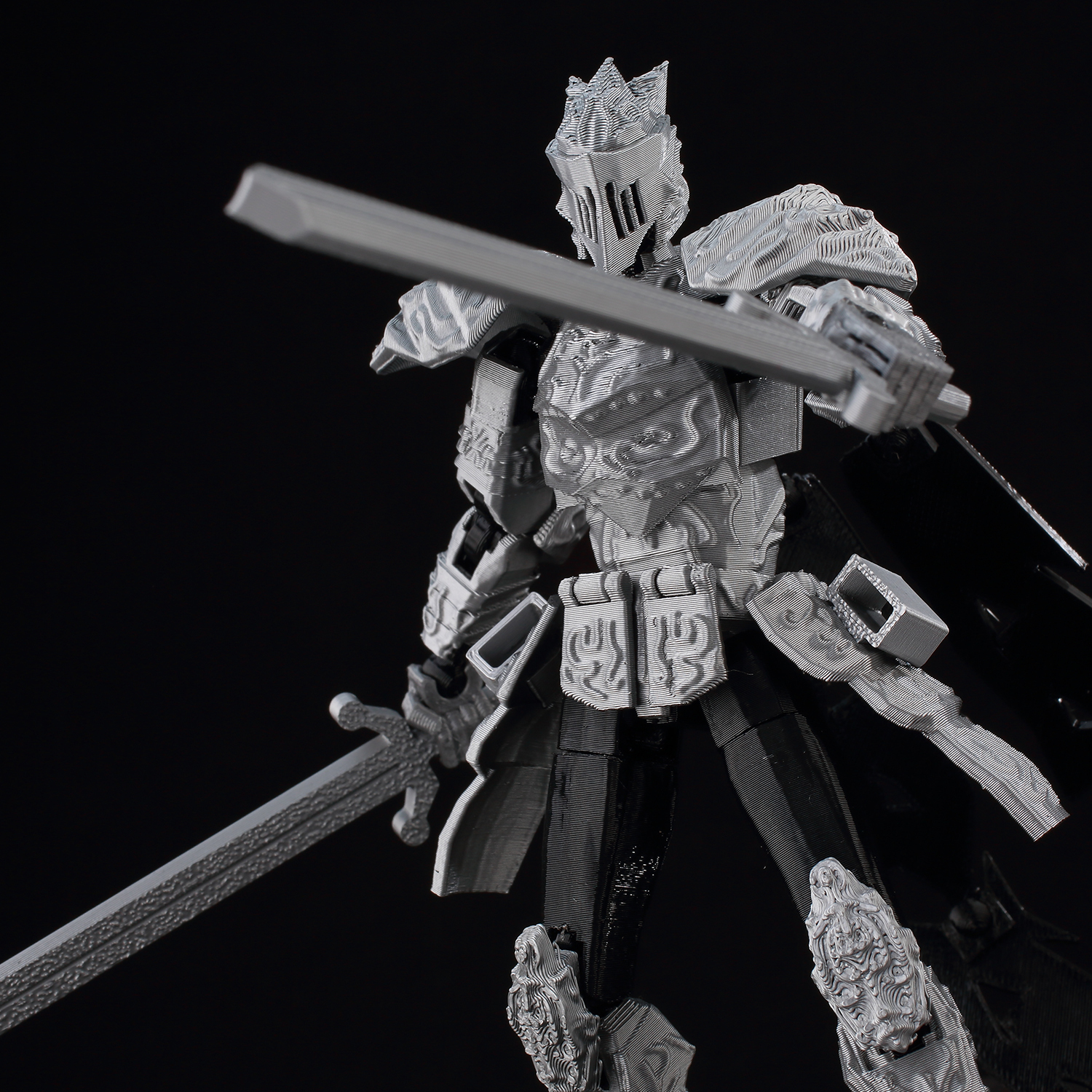 ​9L3D Lucky13 Silver Armor Kni - Art Craft Online avis et prix