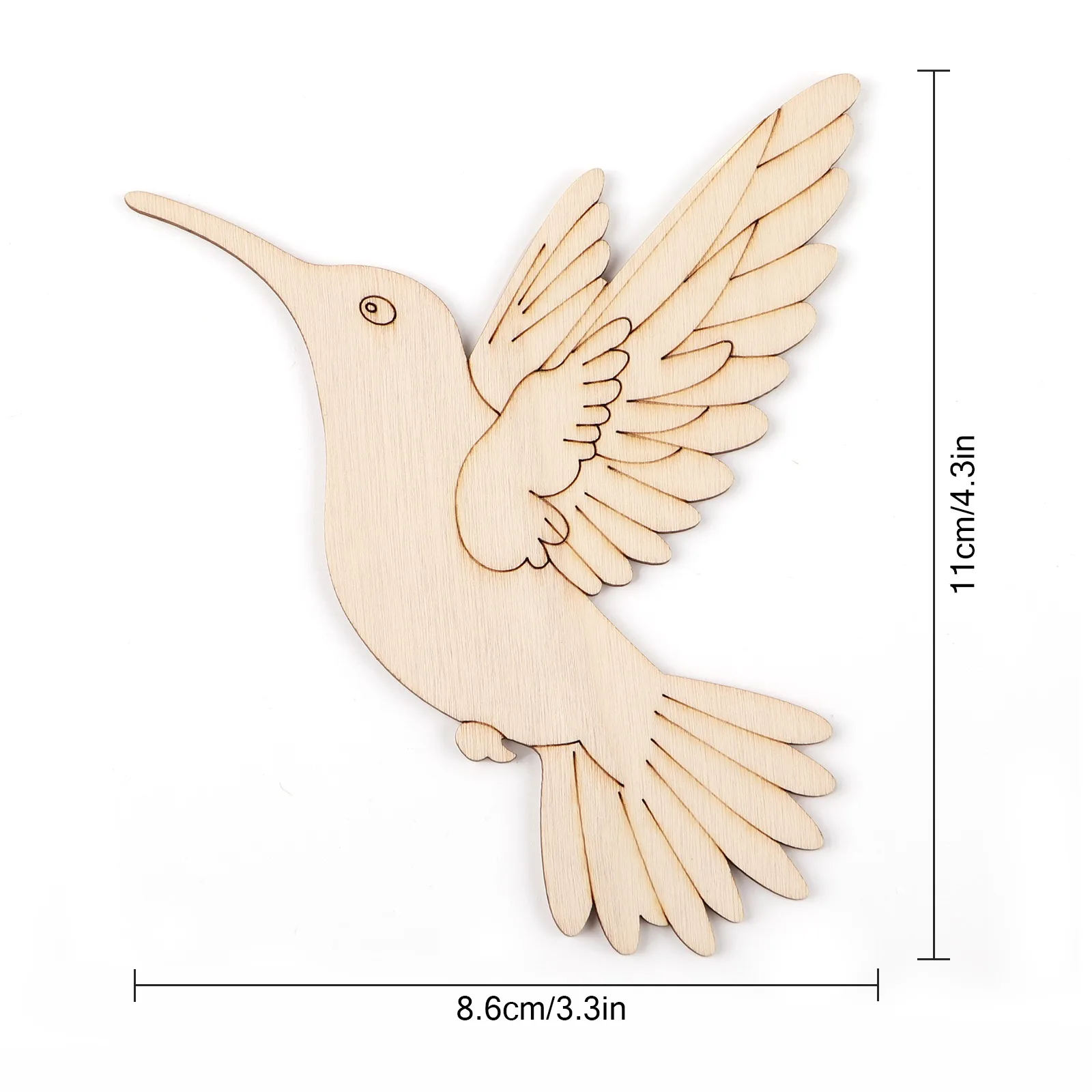 10pcs Unfinished Wood Animal B - Art & Craft Be avis et prix