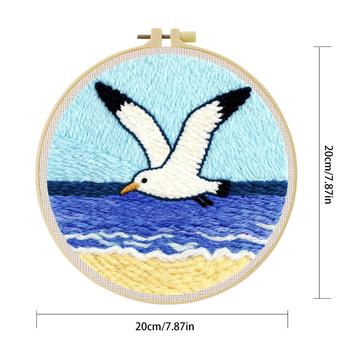 20X20CM/7.87inch Animal - Seag - Punch Needle Kit avis et prix