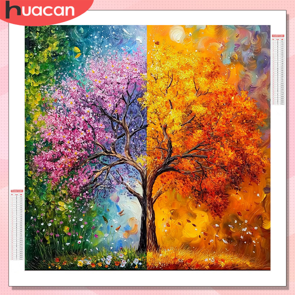 HUACAN Diamond Art Square Tree - Art And Craft Autumn avis et prix