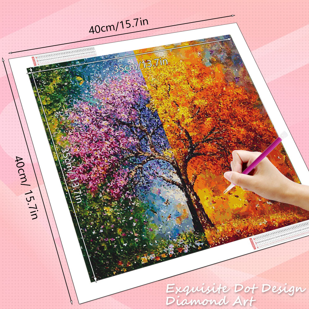 HUACAN Diamond Art Square Tree - Art And Craft Autumn avis et prix