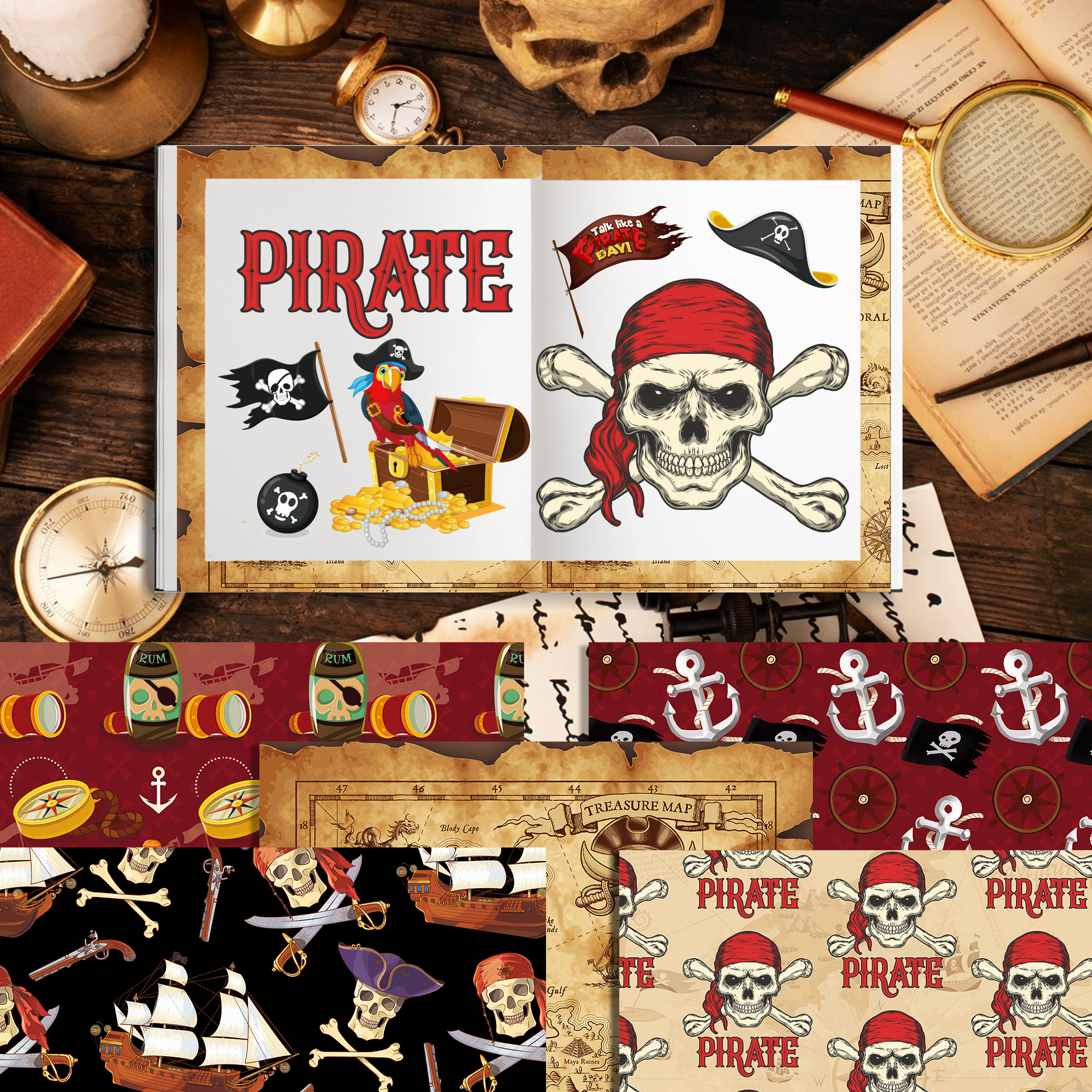 24pcs European Pirate Theme DI - Art And Craft Photos avis et prix