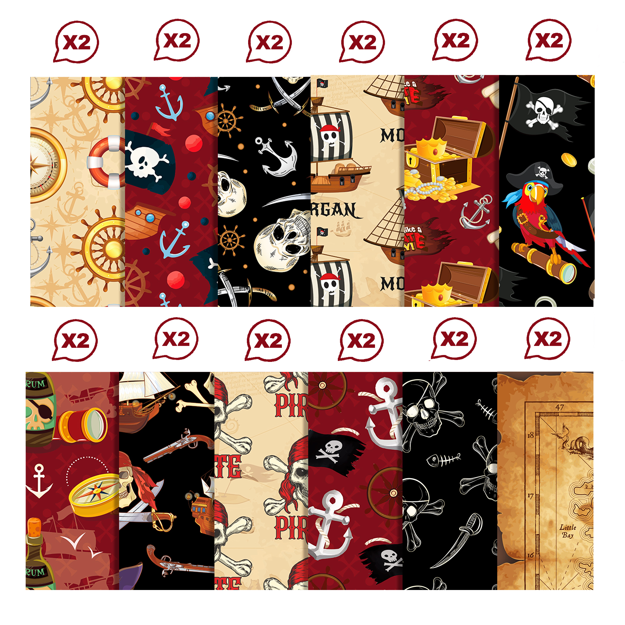 24pcs European Pirate Theme DI - Art And Craft Photos avis et prix