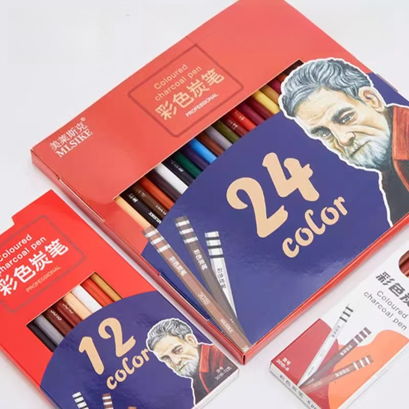 MLSIKE Color Charcoal Pencils  - Sketching Charcoal Set avis et prix
