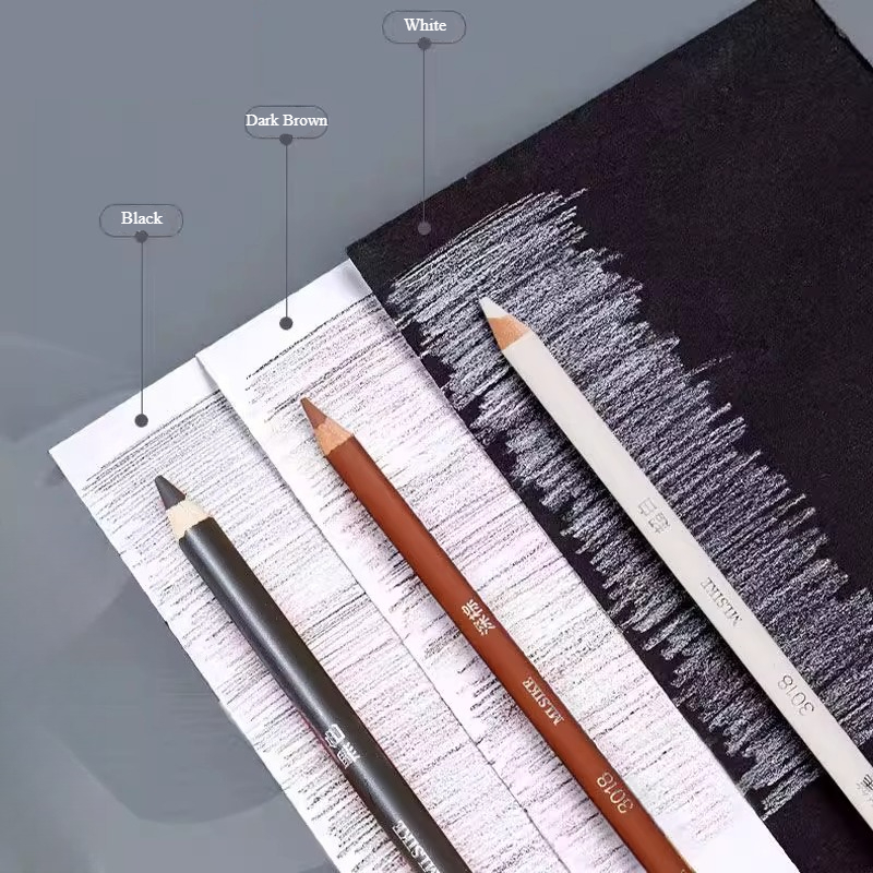 MLSIKE Color Charcoal Pencils  - Sketching Charcoal Set avis et prix
