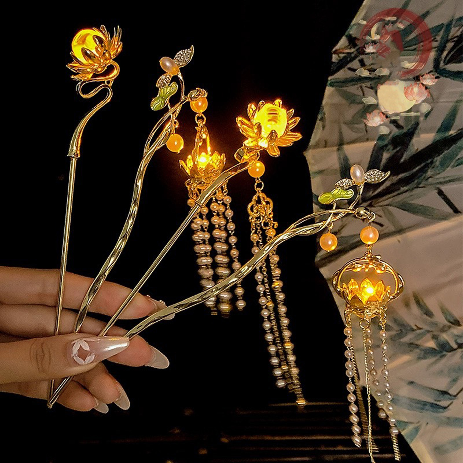 Luminous Flower Hairpin For Wo - Art Craft Shop avis et prix