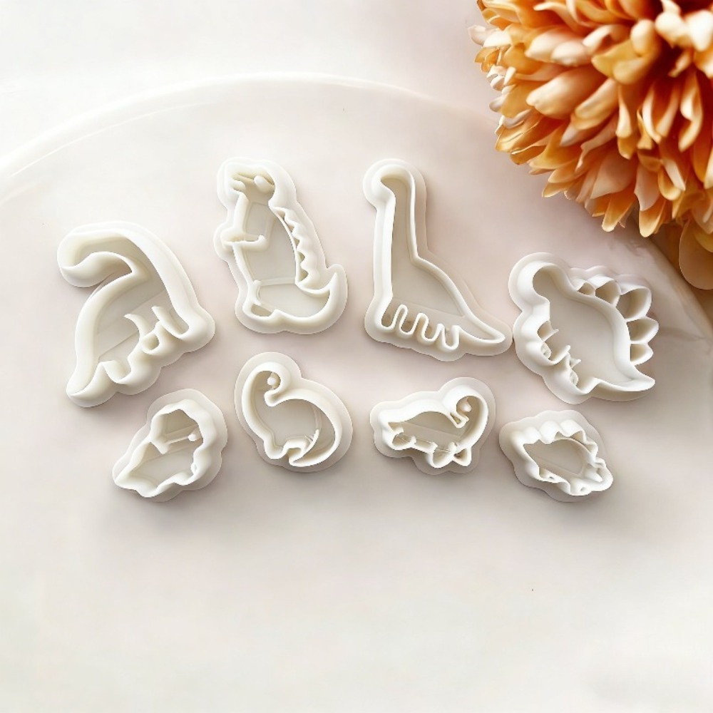 8pcs Cute Dinosaur Clay Cutter - Dinosaur And Craft avis et prix