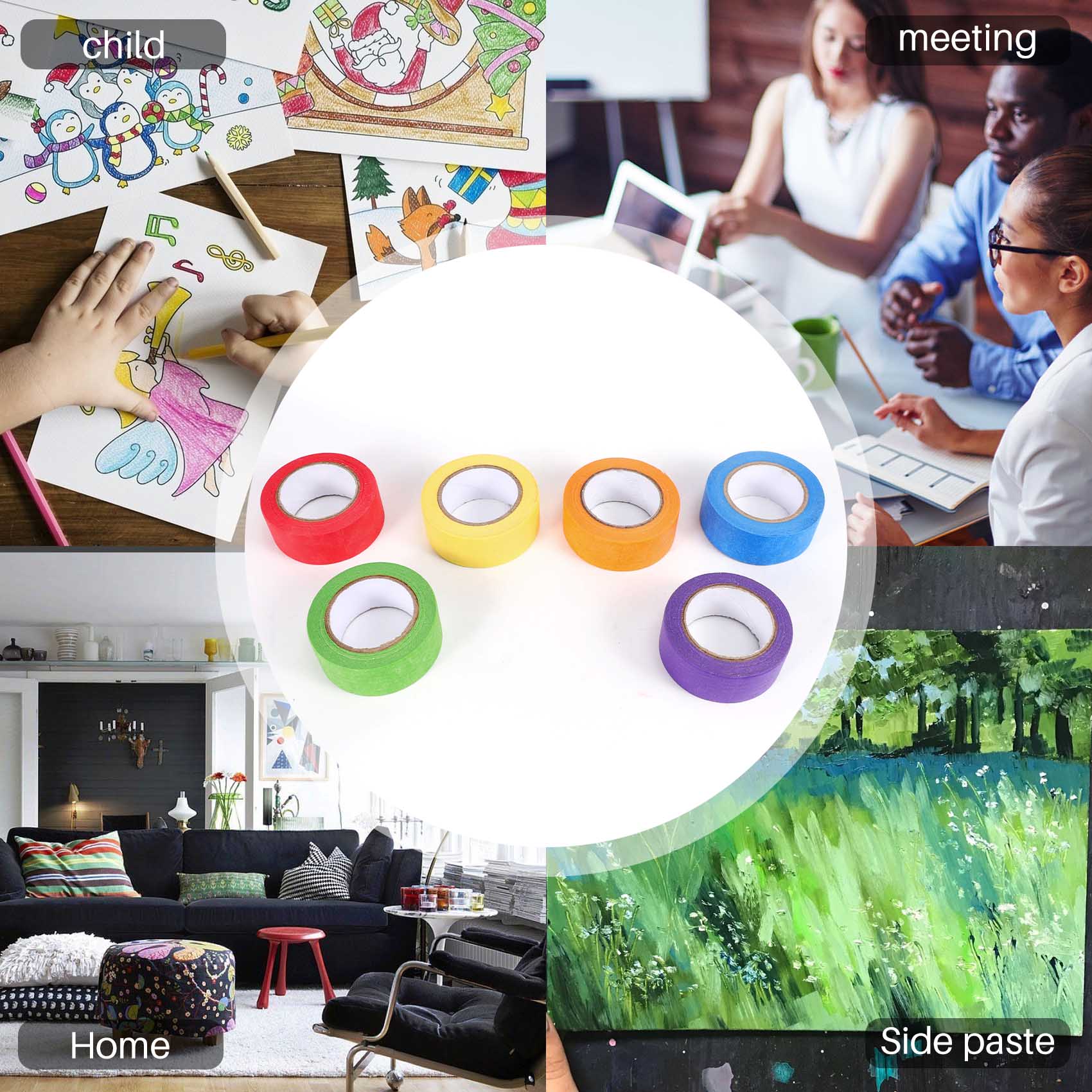 AA73 Colored Masking Tape,Colo - Craft And Art Difference avis et prix