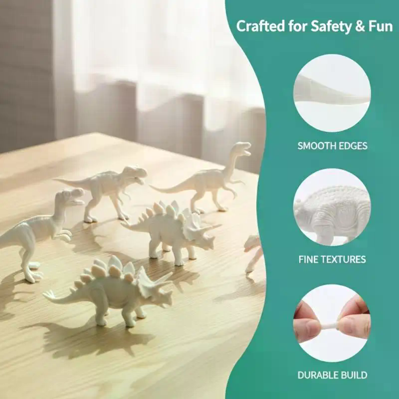 Dinosaur White Embryo Toy Set  - Dinosaur And Craft avis et prix