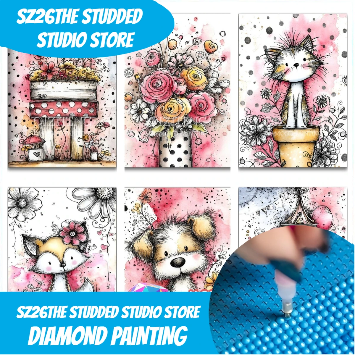 5D Diamond Painting Kit Cartoo - Art Craft Girl avis et prix
