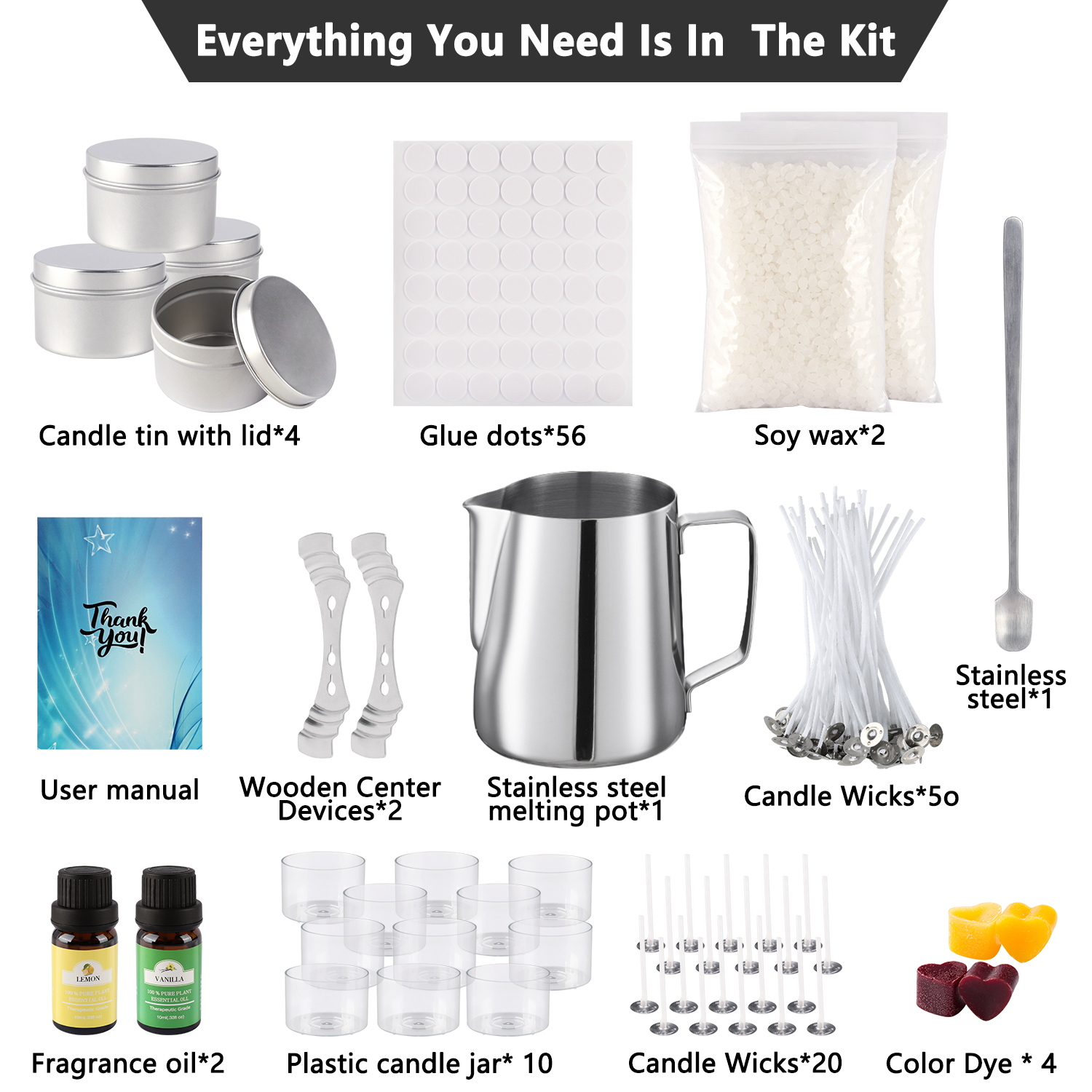 Simple DIY candle-making set,  - Soy Candle Fragrance Oil avis et prix