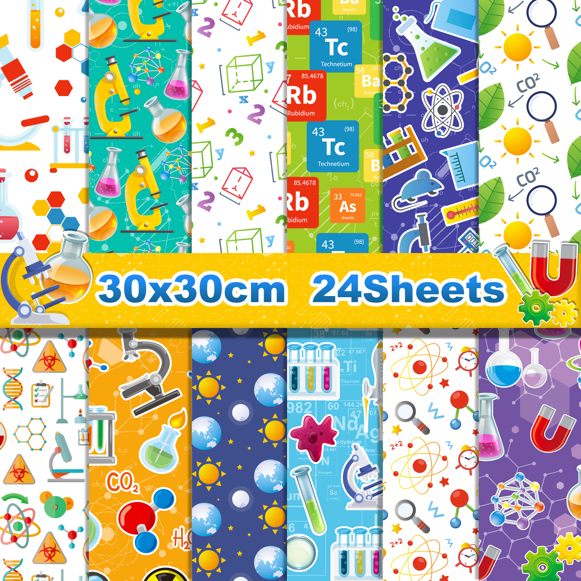 24pcs Science Scientist Scrapb - Art And Craft Photos avis et prix