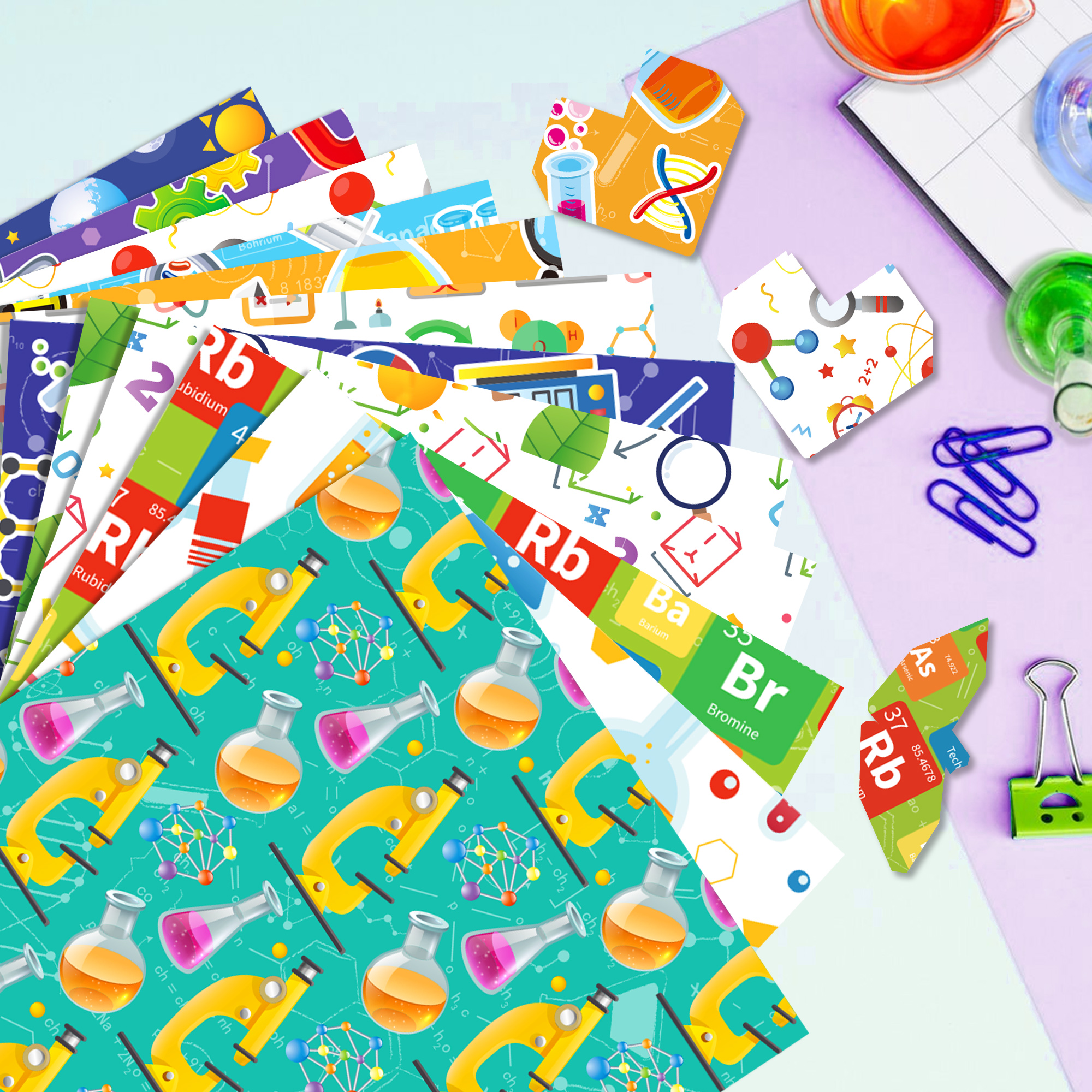 24pcs Science Scientist Scrapb - Art And Craft Photos avis et prix