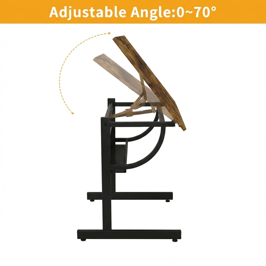 Adjustable Art Desk with Stora - Art & Craft Be avis et prix
