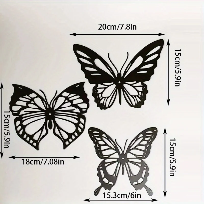 3pcs Butterfly Dragonfly Hummi - Art Craft Butterfly avis et prix