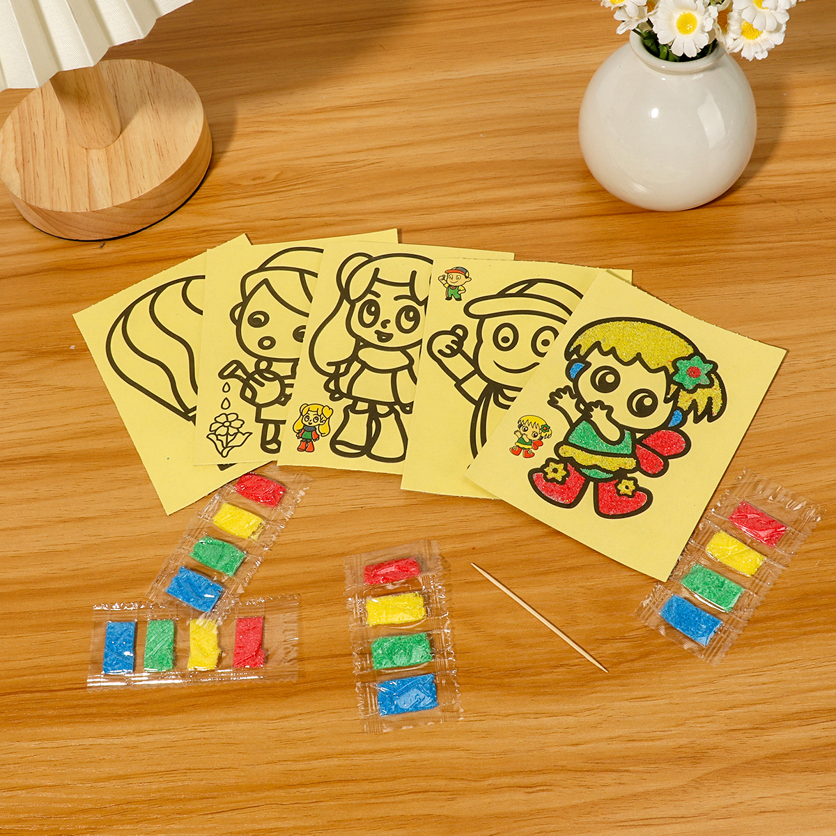 Childrens DIY Sand Art Kit Car - Art Craft For Preschool avis et prix