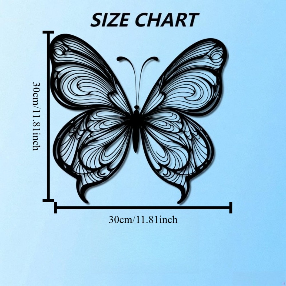 1pc Black White Metal Butterfl - Art Craft Butterfly avis et prix