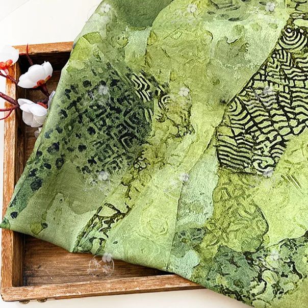 Green ink dyeing oil painting  - Silk Painting Dye avis et prix