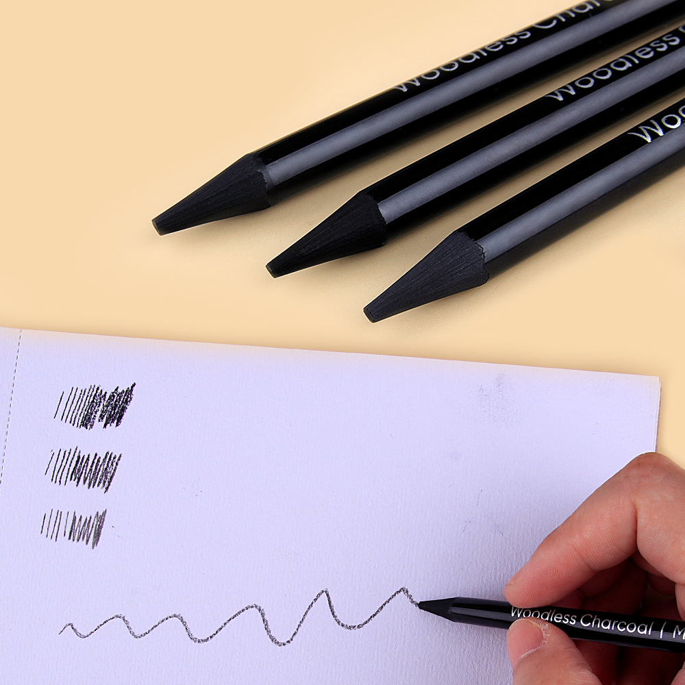 3pcs Woodless Graphite Pencils - Sketching Charcoal Set avis et prix