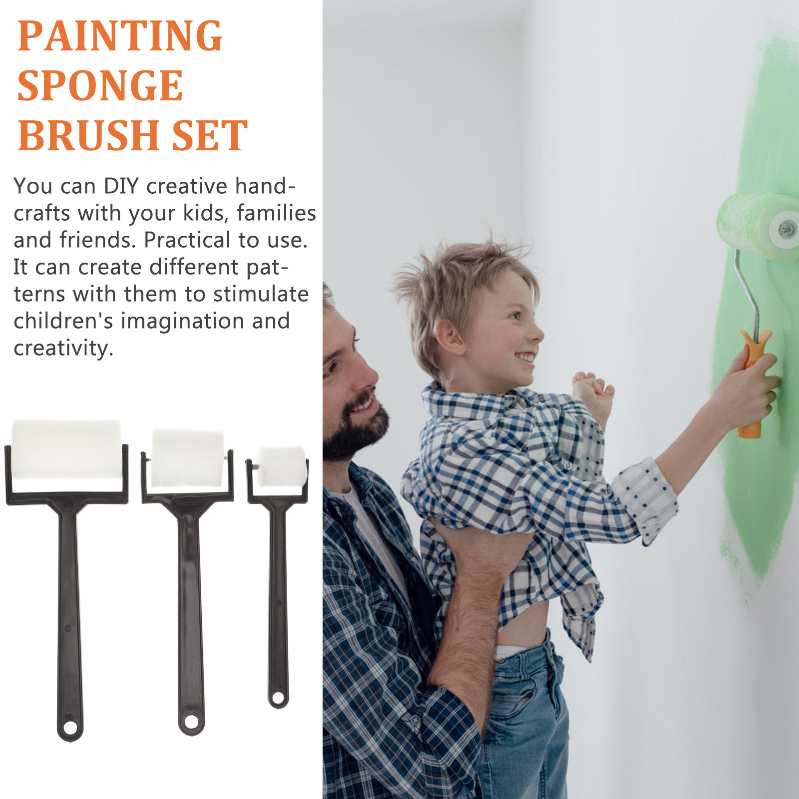 15Pcs Art Painting Sponge Brus - Art Craft For Preschool avis et prix