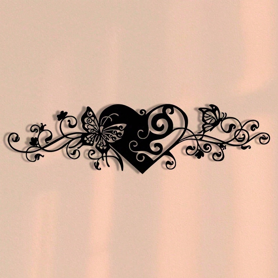 Minimalist 2D Metal Wall Art,  - Art Craft Butterfly avis et prix