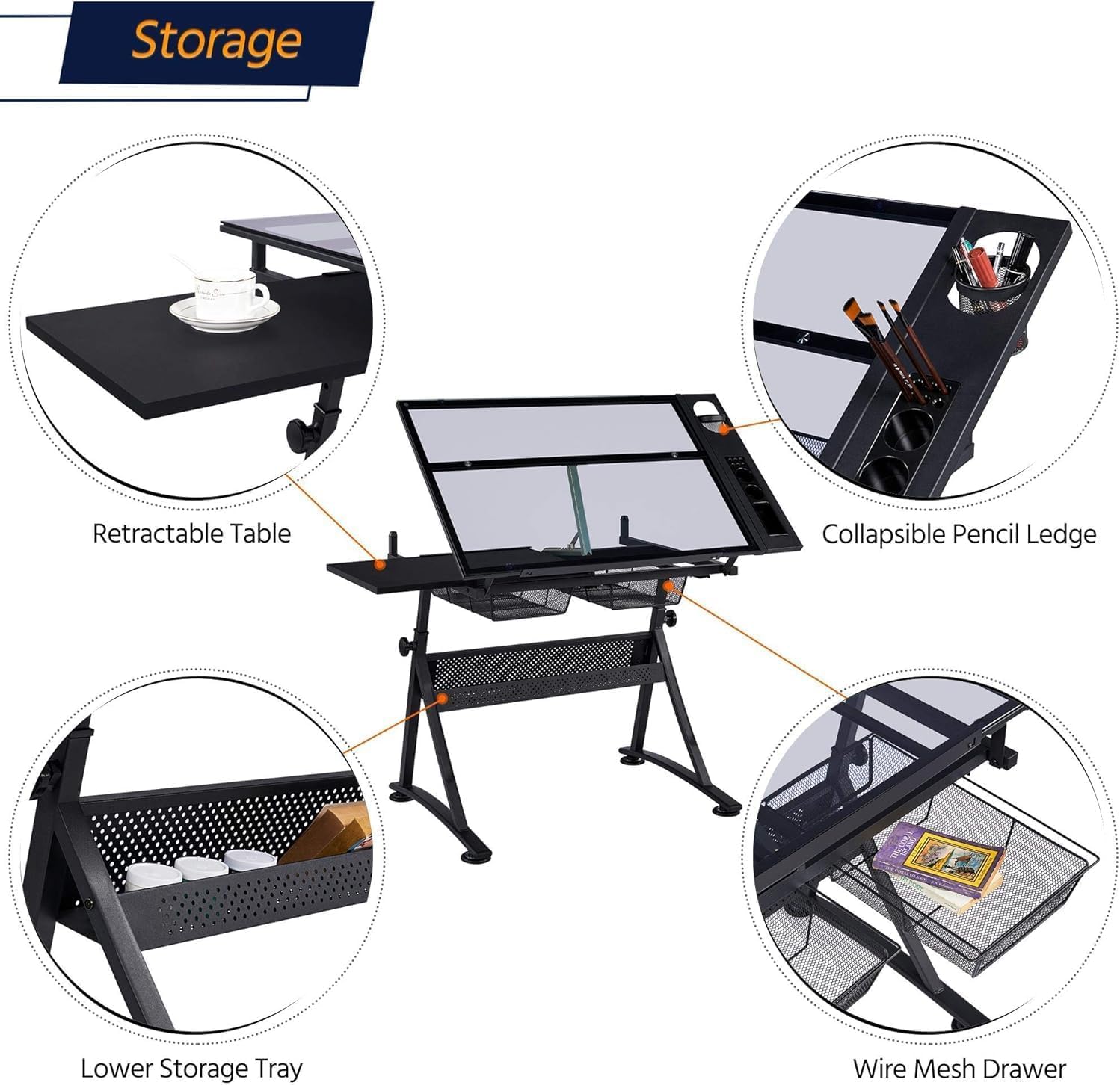Table w/Stool, Height Adjustab - Art & Craft Be avis et prix