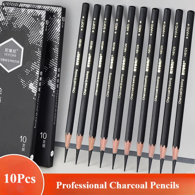 Professional Charcoal Pencils  - Sketching Charcoal Set avis et prix