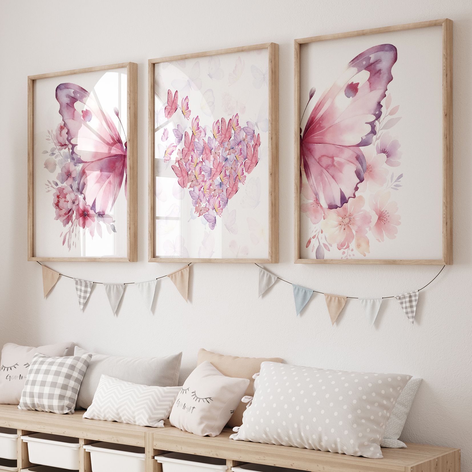 3pcs Cartoon Children Pink Lov - Art Craft Butterfly avis et prix