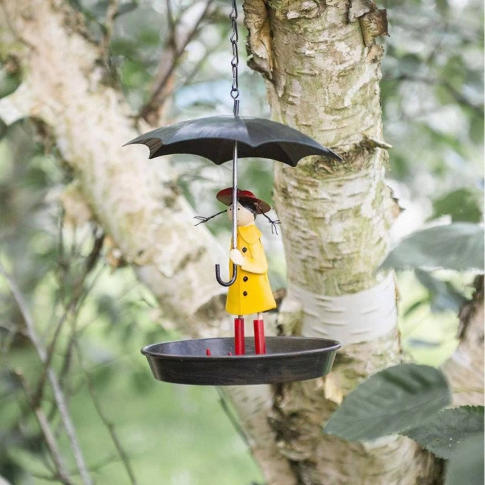Girl with Umbrella Bird Feeder - Art Craft Girl avis et prix