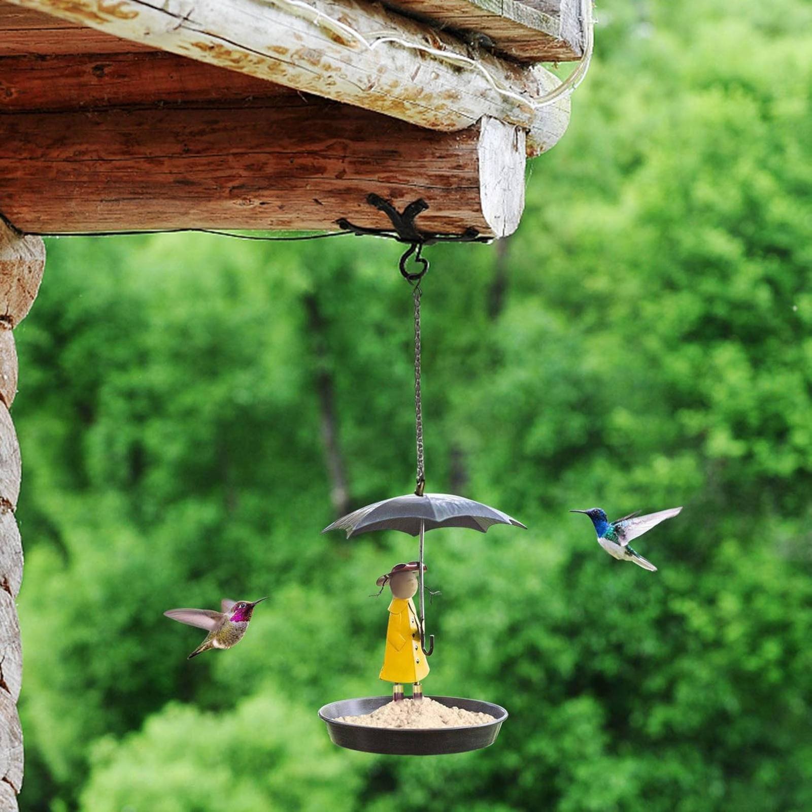 Girl with Umbrella Bird Feeder - Art Craft Girl avis et prix