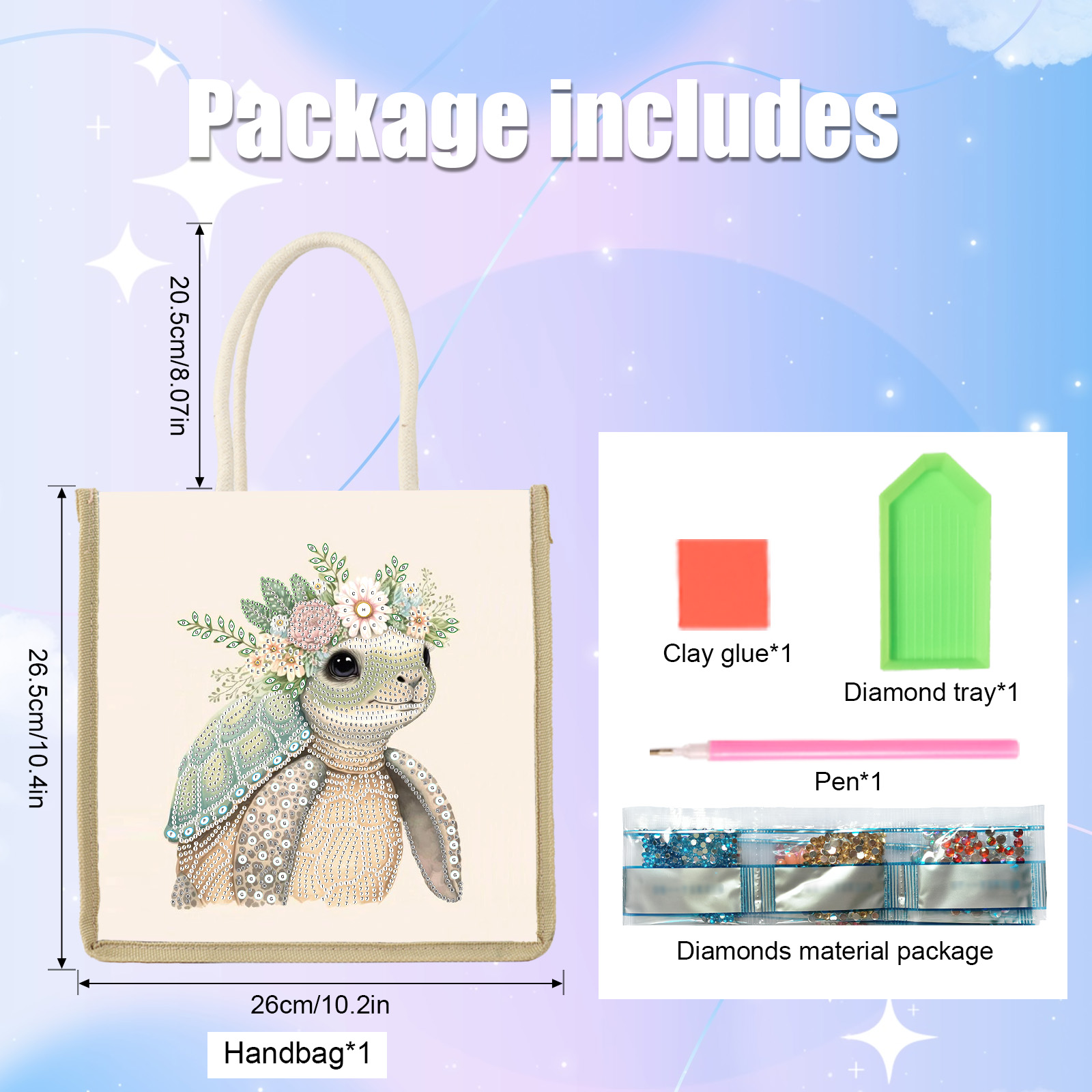 Diamond Art Painting Handbag K - Art Craft Shop avis et prix