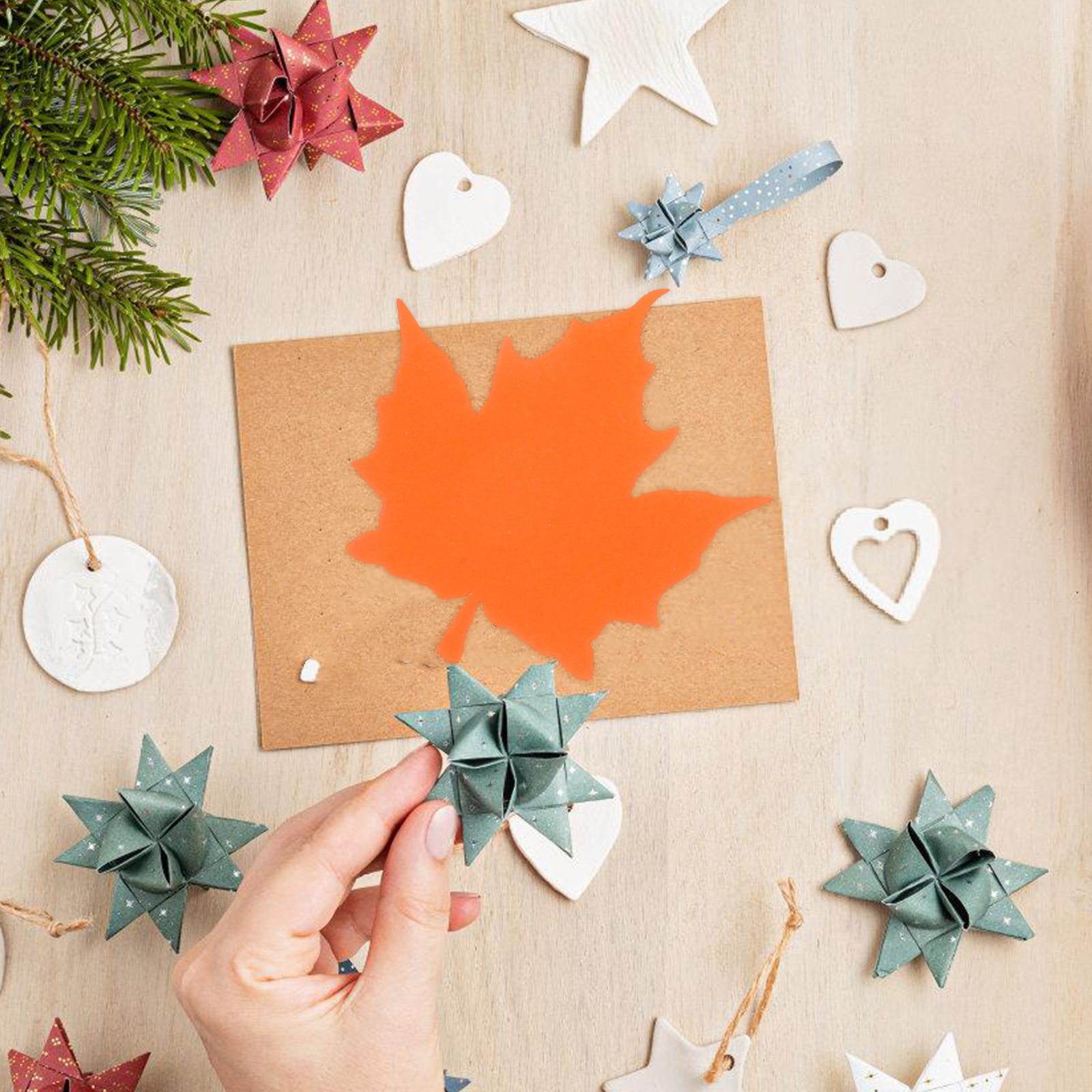 50pcs Maple Leaves Cutout Fall - Art And Craft Autumn avis et prix