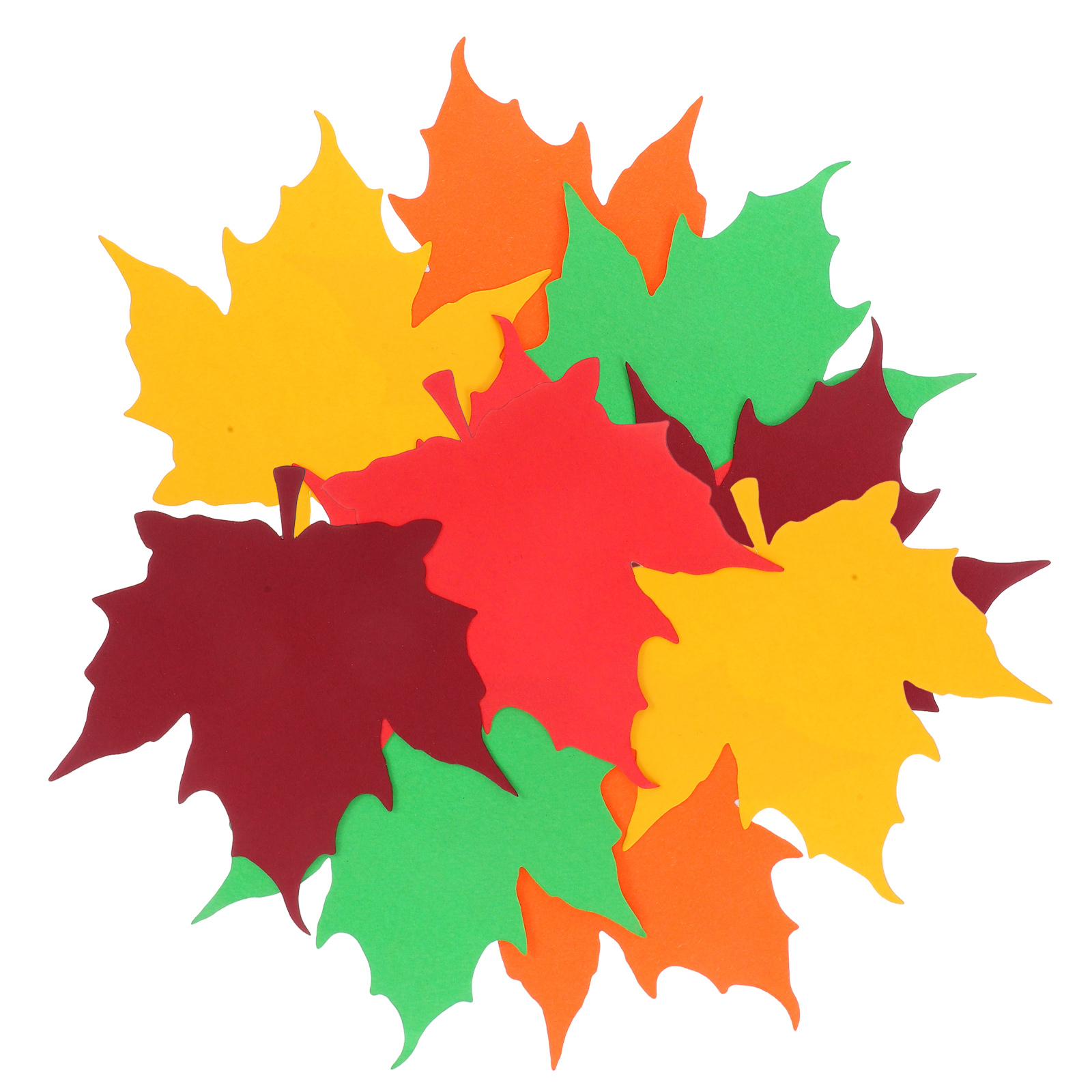 50pcs Maple Leaves Cutout Fall - Art And Craft Autumn avis et prix