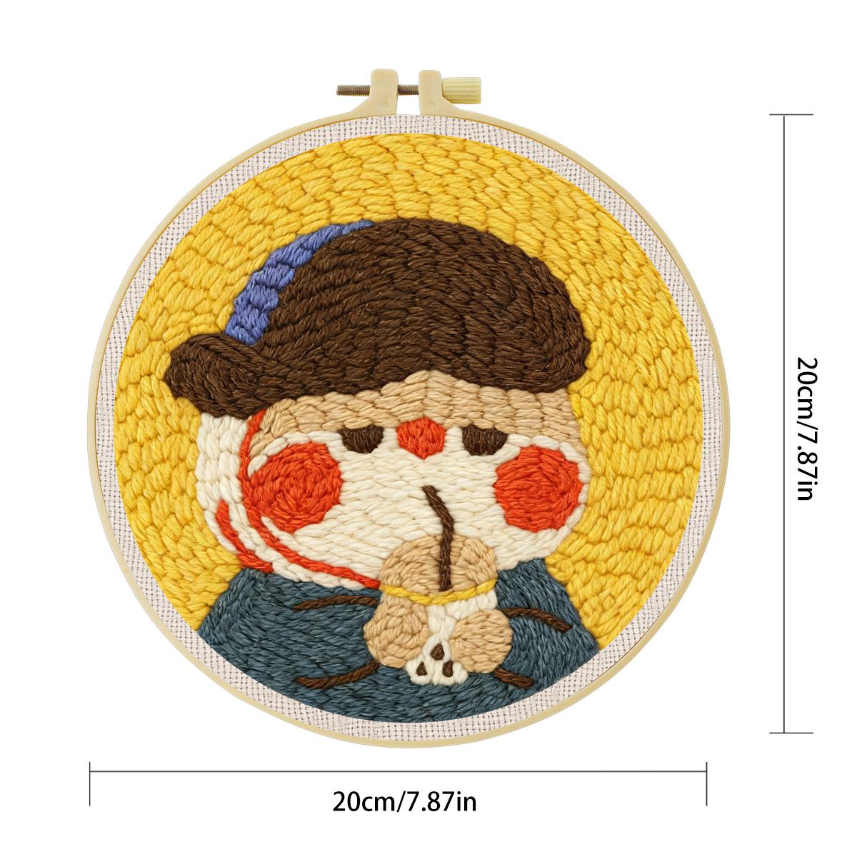 20X20CM/7.87inch Animals punch - Punch Needle Kit avis et prix